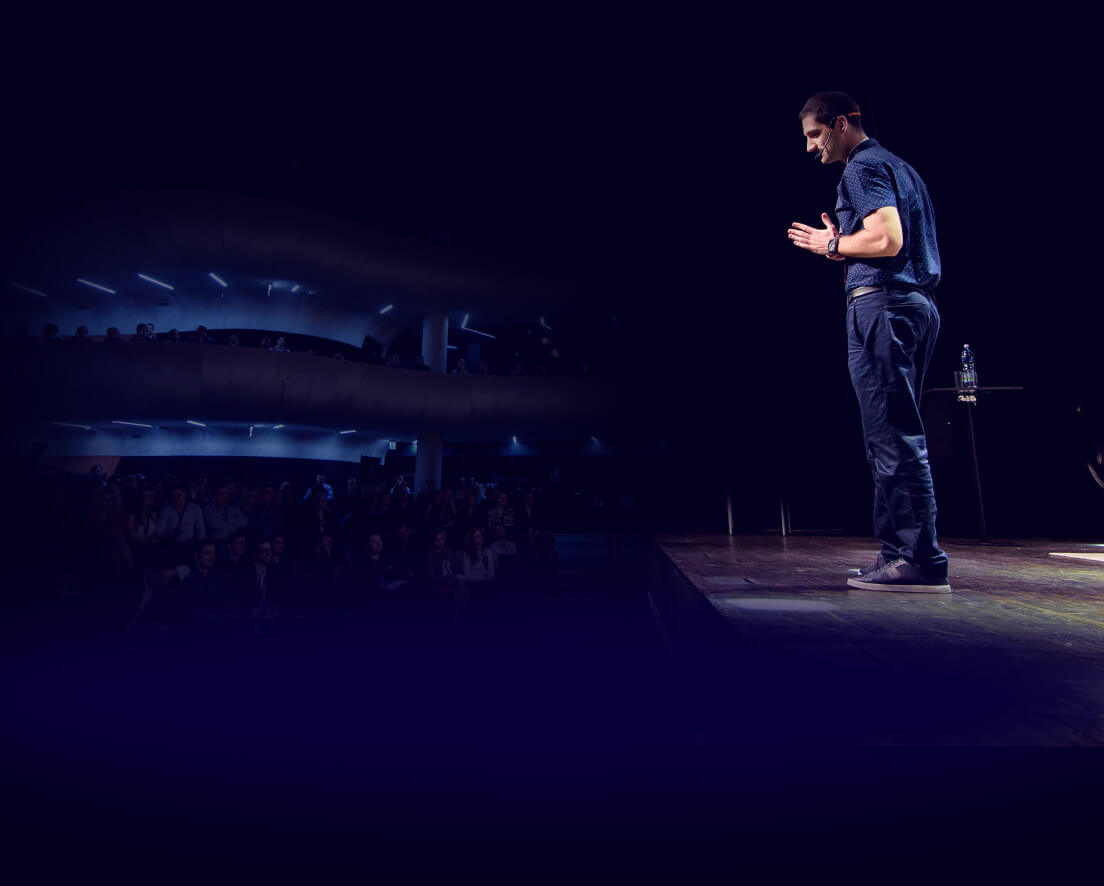 Řečník na konferenci Glorious